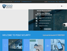 Tablet Screenshot of pogosecurity.com